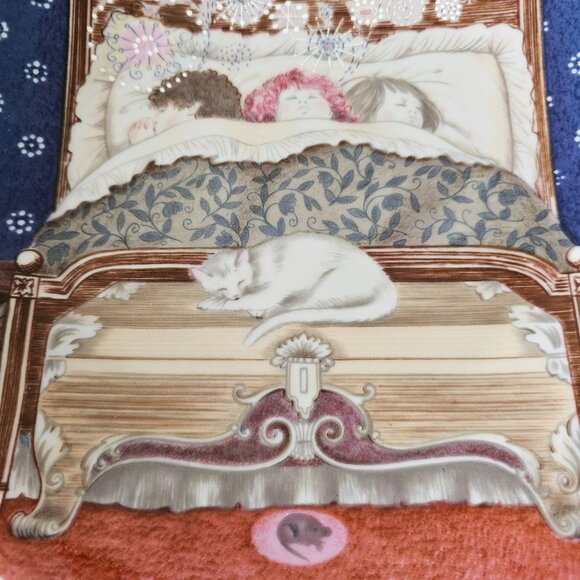 1981 Haviland Limoges Christmas Plate A Visit From Saint Nicholas 2nd in series - Picture 3 of 10